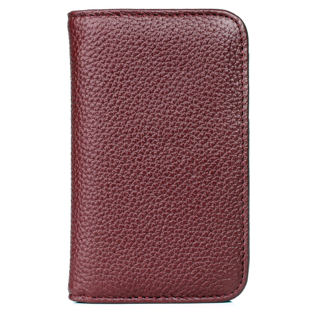 6900 Julia Buxton Hudson Pik-Me-Up Snap Card Case Red